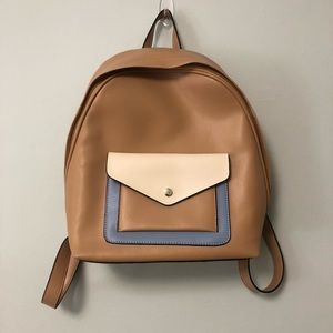 Leather backpack